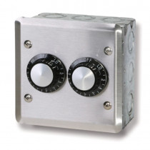 Infratech Dual Regulator Switch - Stainless Cover In-Wall Box 240V - 240V - 15A/3000W Max