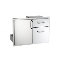 Fire Magic Select 18½”h x 30”w x 26”d Access Door with Double drawer - 33810S