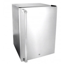 Blaze 20-Inch 4.5 Cu Ft. Compact Refrigerator With Recessed Handle With Optional Stainless Steel Hinged Door Upgrade 