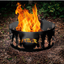 Extreme Fire “Woodland Sports” Steel Fire Ring - 50009