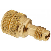 CPS 87-AD87 Low-Side Adapter - 5/16" (1/2"-20) Female x 1/4" Male Adapter with Core and Depressor