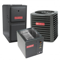 4 Ton 18 SEER 97% AFUE 120,000 BTU Goodman Gas Furnace and Air Conditioner System - Upflow