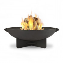 Real Flame Anson Gray Wood Burning Fire Pit - 958-GRY