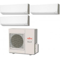 Fujitsu 36,000 BTU 18 SEER Tri Zone Heat Pump System 9+9+12 - Wall Mounted