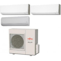 Fujitsu 36,000 BTU 18 SEER Tri Zone Heat Pump System 9+9+18 - Wall Mounted