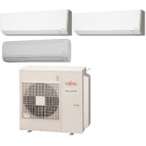 Fujitsu 36,000 BTU 20 SEER Tri Zone Heat Pump System 7+12+18 - Wall Mounted