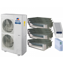 48,000 BTU 15 SEER Eight Zone Concealed Duct Gree Heat Pump System 9+9+9+9+9+9+9+9