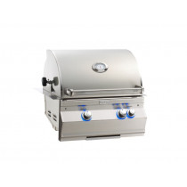 Fire Magic Aurora 430i 24-Inch Built-In Gas Grill With Rotisserie And Back Burner - A430i-8EAN/8EAP