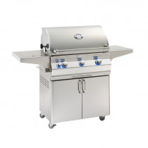 Fire Magic Aurora A540s 30-Inch Freestanding Gas Grill With Analog Thermometer And Single Side Burner - A540s-7EAP-62/7EAN-62