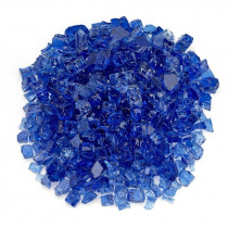 American Fire Glass® Fire Glass - Cobalt Blue - 1/2 Inch