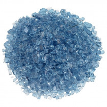 American Fire Glass® Fire Glass - Pacific Blue - 1/4 Inch