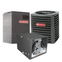 3.5 Ton 15 SEER Goodman Heat Pump Variable Speed Air Conditioner System - Horizontal