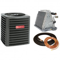 Goodman 3 Ton 14 SEER Air Conditioner with Vertical 21" Uncased Coil