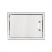 BBQ Direct Universal 28-Inch Single Access Door - Horizontal (Reversible)