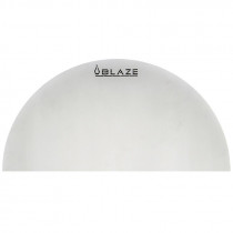 Blaze Half Round Stainless Steel Heat Deflection Plate