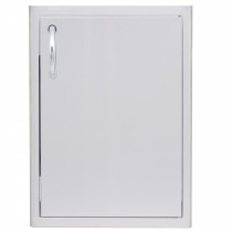 Blaze 18-Inch Right Hinged Stainless Steel Single Access Door - Vertical - BLZ-SV-1420-R