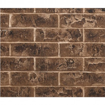Majestic Traditional 30-Inch Brick Interior Panels - Tavern Brown - BRICKMI30TB
