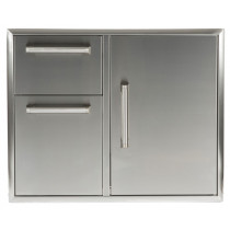 Coyote 31-Inch Access Door & Double Drawer Combo - CCD-2DC31