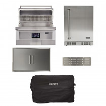 Coyote 5-Piece 36-Inch Pellet Grill Kitchen Package