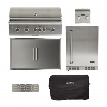 Coyote 6-Piece 42-Inch Grill Kitchen Package