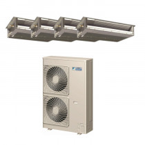 Daikin 48,000 BTU 18.8 SEER Quad Zone Heat Pump System 9+9+9+9 - Concealed Duct