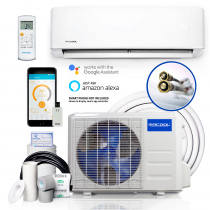 MRCOOL DIY 24,000 BTU Ductless Mini Split AC and Heat Pump with Wireless-Enabled Smart Controller