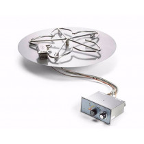 HPC 36 Inch Flat Pan Fire Pit Kit- Flame Sensing Ignition - PENTA36FPPK-FLEX