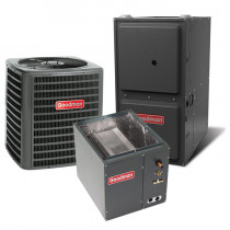 2 Ton 15 SEER 97% AFUE 60,000 BTU Goodman Furnace and Air Conditioner System - Downflow