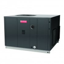2 Ton 14 SEER 60,000 BTU Goodman Dual Fuel Heat Pump and Gas Package Unit - Front Right