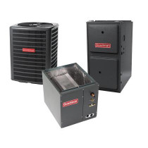 1.5 Ton 13 SEER 92% AFUE 60,000 BTU Goodman Gas Furnace and Air Conditioner System - Upflow