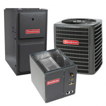 3 Ton 15 SEER 98% AFUE Goodman Gas Furnace and Heat Pump System - Upflow