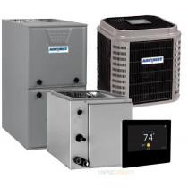 3 Ton 17 SEER 96% AFUE 80,000 BTU AirQuest Gas Furnace and Air Conditioner System - Upflow/Downflow