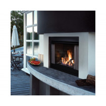 Kingsman Black Outdoor Gas Fireplace- OFP42N