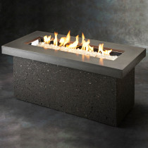 The Outdoor Greatroom Key Largo Gray Gas Fire Pit Table - KL-1242-MM