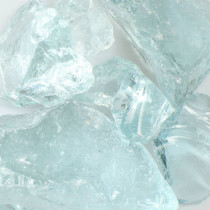American Specialty Glass - Fire Glass - Crystal Teal - 1/2 Inch to 1 Inch
