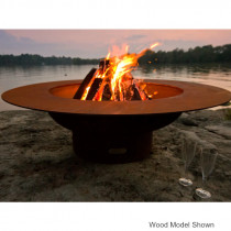 Fire Pit Art Gas Fire Pit - Magnum With Lid