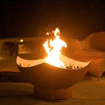 Fire Pit Art Gas Fire Pit - Manta Ray