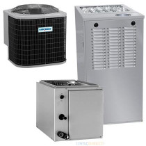 2 Ton 13 SEER 80% AFUE 88,000 BTU AirQuest Gas Furnace and Air Conditioner System - Upflow/Downflow