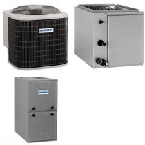 3 Ton 16 SEER 96% AFUE 60,000 BTU AirQuest Gas Furnace and Air Conditioner System - Upflow/Downflow