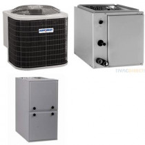 2 Ton 16 SEER 96% AFUE 40,000 BTU AirQuest Gas Furnace and Air Conditioner System - Upflow/Downflow