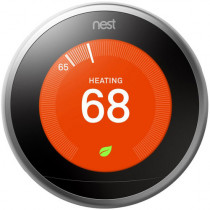 Nest 3rd Generation Learning Thermostat - Stainless Steel