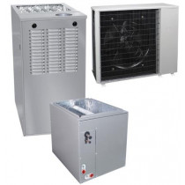 2.5 Ton 14 SEER 80% AFUE 110,000 BTU AirQuest Gas Furnace and Air Conditioner System - Multi-Positional