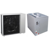 3 Ton 14 SEER AirQuest Heat Pump with Multi-positional 24" Cased Coil