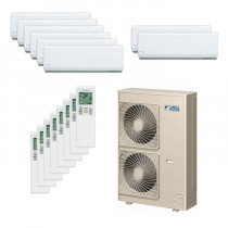 Daikin 48,000 BTU 18.8 SEER Eight Zone Heat Pump System 7+7+7+7+7+7+7+7 - Wall Mounted