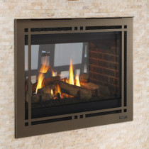 Majestic 36 Inch See Through Gas Direct Vent Fireplace- PEARL36STIN