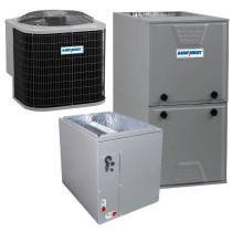 4 Ton 13 SEER AFUE 80,000 BTU AirQuest Gas Furnace and Air Conditioner System - Multi-Positional