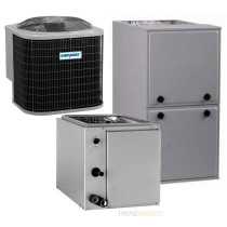 2.5 Ton 13 SEER 96% AFUE 60,000 BTU AirQuest Gas Furnace and Air Conditioner System - Upflow/Downflow