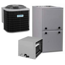 4 Ton 13 SEER 96% AFUE 100,000 BTU AirQuest Gas Furnace and Air Conditioner System - Horizontal