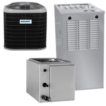 2.5 Ton 15 SEER 80% AFUE 88,000 BTU AirQuest Gas Furnace and Air Conditioner System - Upflow/Downflow