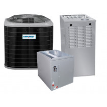 3 Ton 14 SEER 80% AFUE 88,000 BTU AirQuest Gas Furnace and Heat Pump System - Multi-Positional